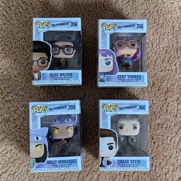 Funko Other - Marvel Runaways Lot of 4 NIB!